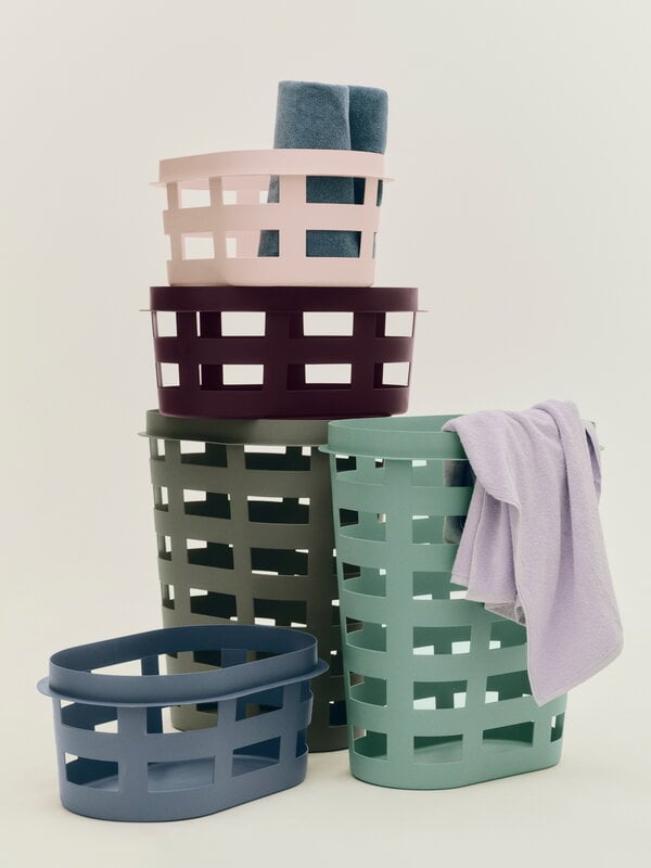 HAY Basket recycled, small, pink, decoration image