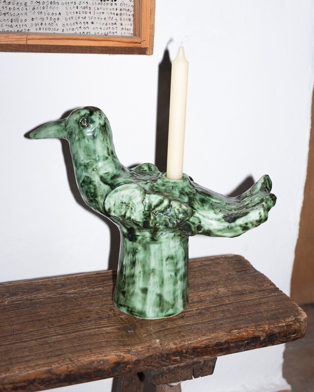 Serax Cosas Lindas candle holder, green, decoration image