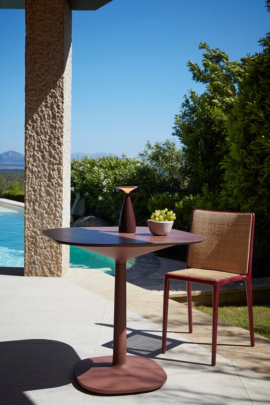 Kartell Silla Belvedere, burdeos, imagen de decoración