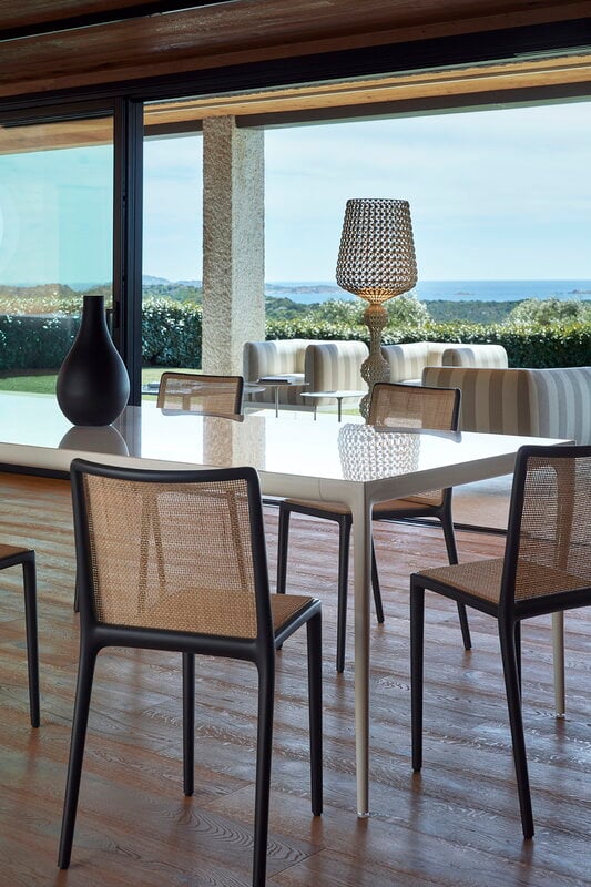 Kartell Belvedere stol, svart, dekorationsbild