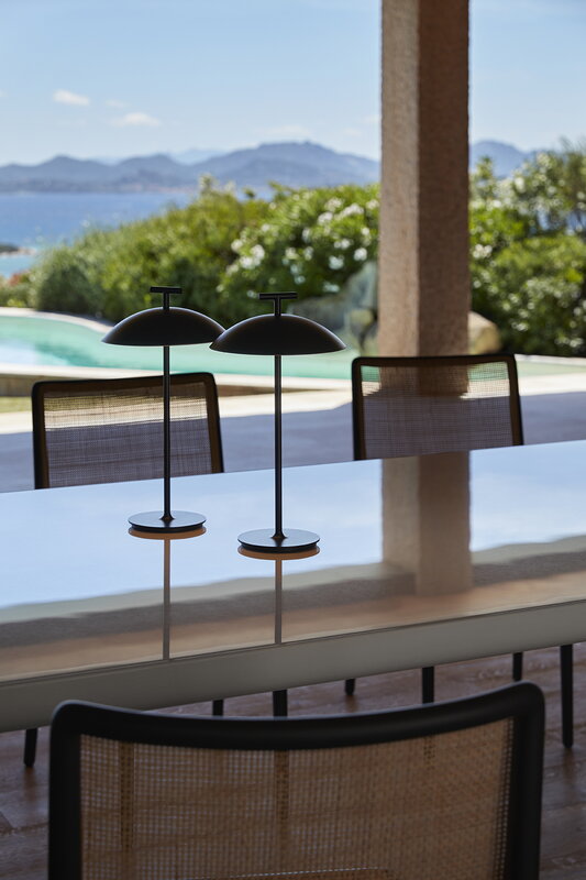 Kartell Belvedere stol, svart, dekorationsbild