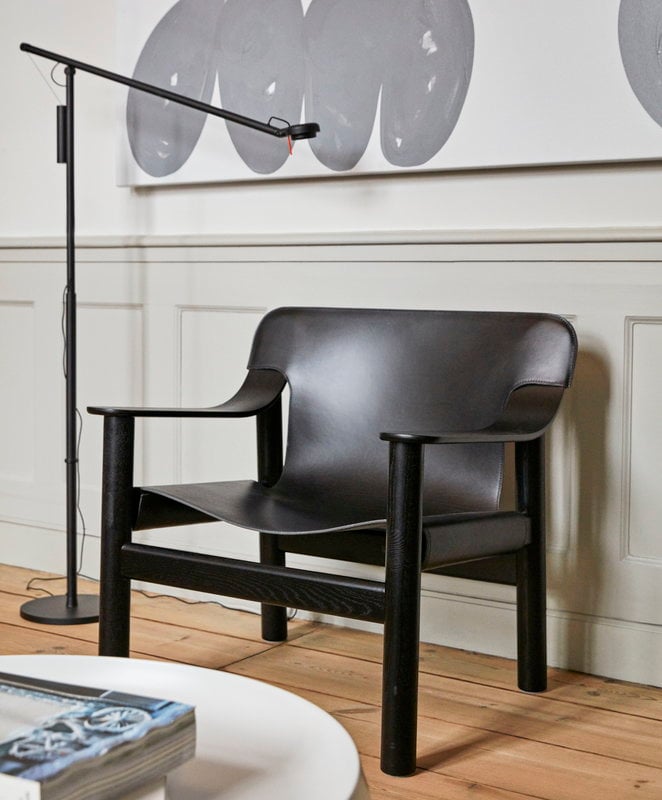 HAY Fifty-Fifty floor lamp, black | Finnish Design Shop