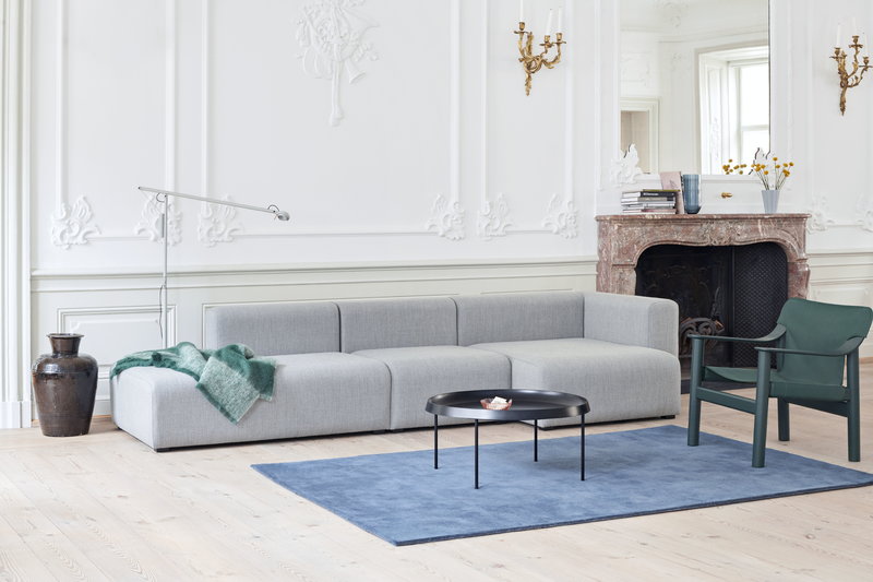 Hay Mags Soft Sofa 331 Cm Low Arm Right Linara 443 Light Grey Finnish Design Shop
