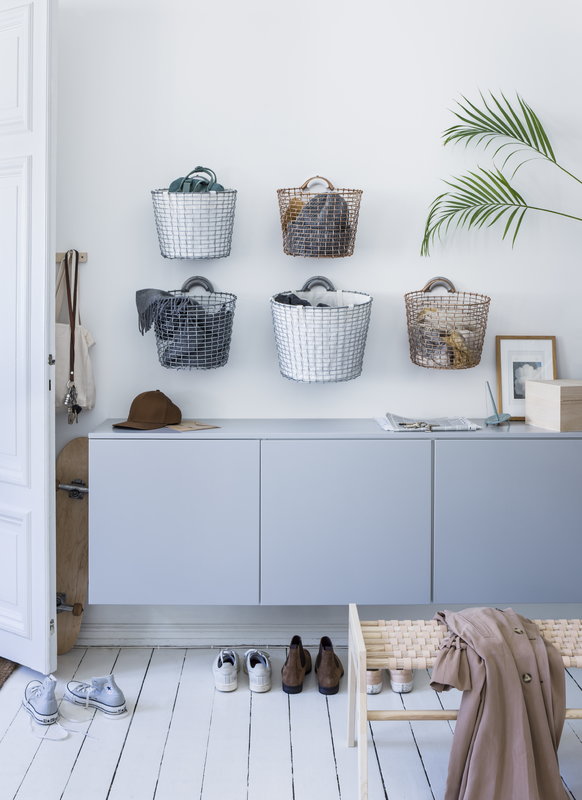 | 16 Basket Korbo Liner Shop Finnish L, white Design