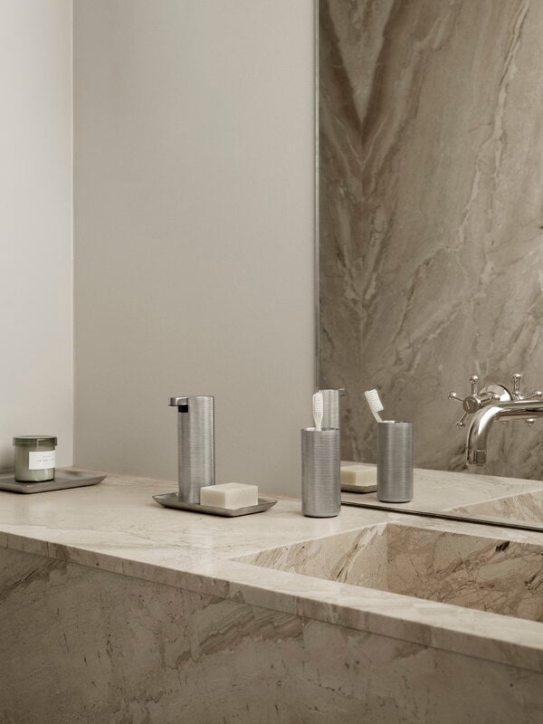 Blomus Basic tray, 11 x 17 cm, matt stainless steel, view 3