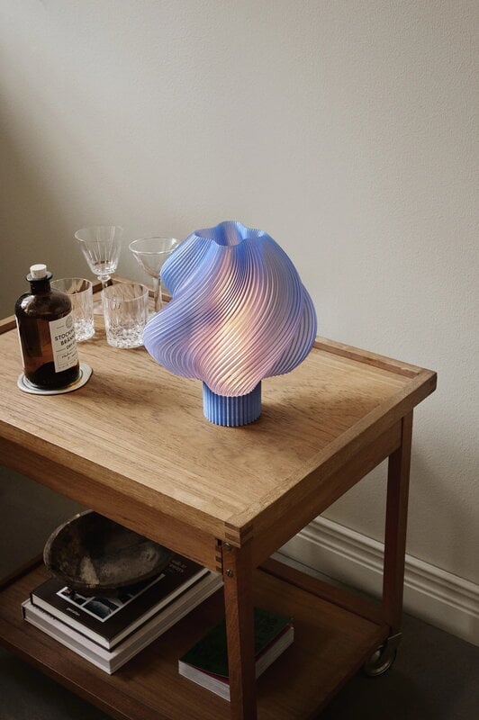 Crème Atelier Soft Serve table lamp, regular, blueberry sorbet, decoration image
