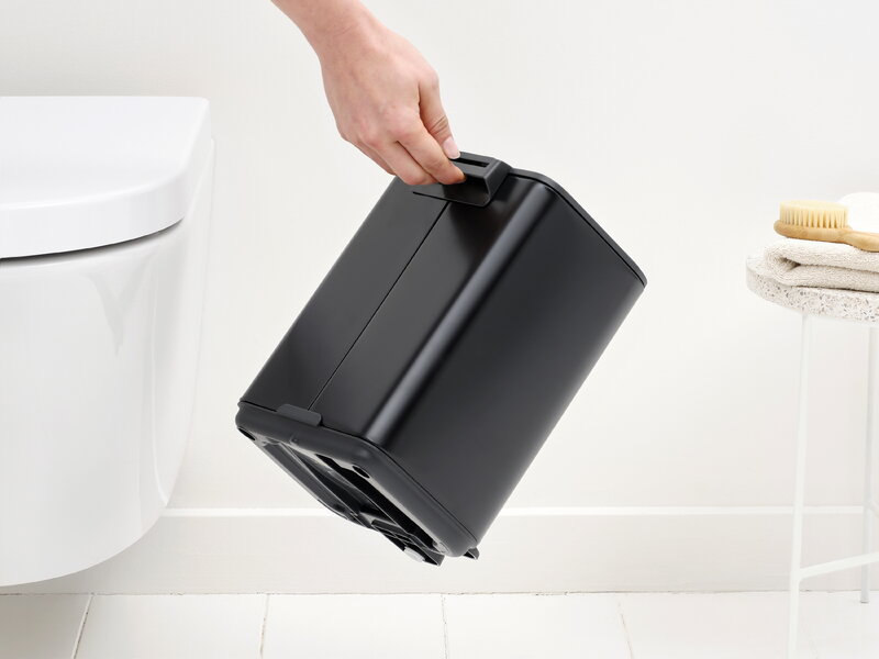 Brabantia Bo Pedal Bin, 4 L, matt black, decoration image