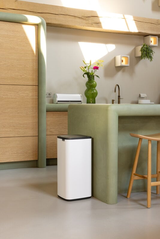 Brabantia Bo Touch Bin, 30 L, blanco, vista 15