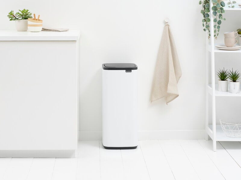 Brabantia Bo Touch Bin, 30 L, blanco, vista 16