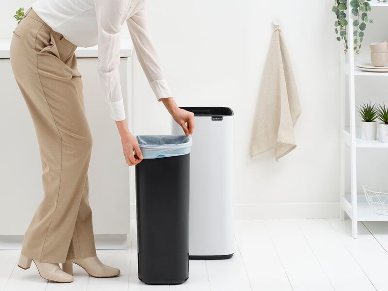 Brabantia Bo Touch Bin, 30 L, blanco, vista 14