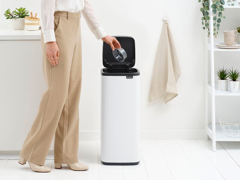 Brabantia Bo Touch Bin, 30 L, blanco, vista 11