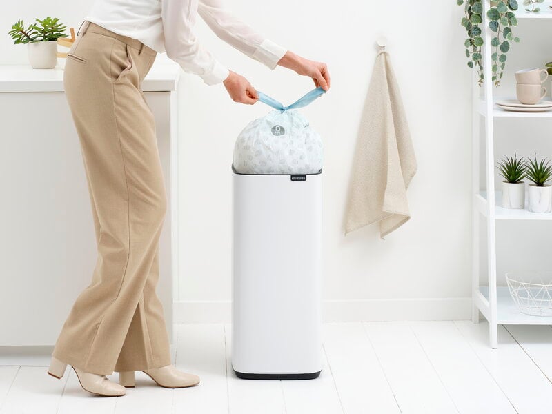 Brabantia Bo Touch Bin, 30 L, blanco, vista 10