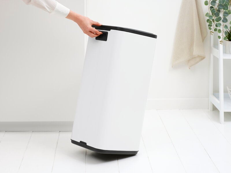 Brabantia Bo Touch Bin, 30 L, blanco, vista 2