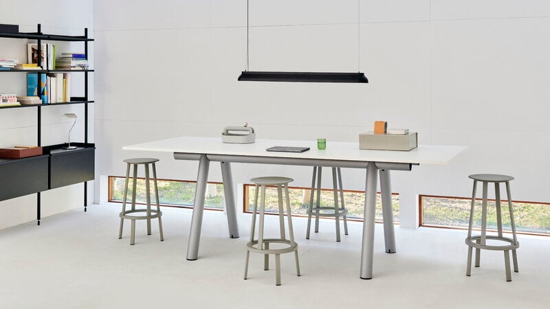 HAY Pier System 132 shelf, 2 columns, PS black, decoration image