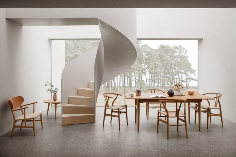 Carl Hansen & Søn CH327 dining table, oiled oak, view 6