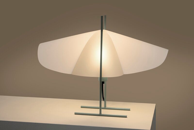 Motarasu Cho table lamp, white - matcha, decoration image