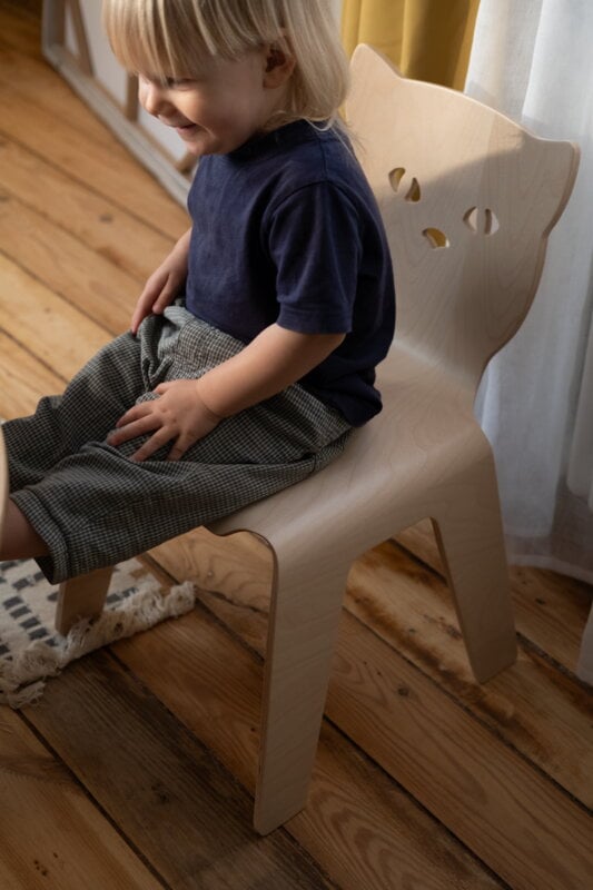 Articul Creatures chair, cat, birch veneer, view 6