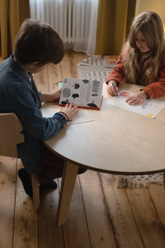 Articul Creatures table, birch, view 7