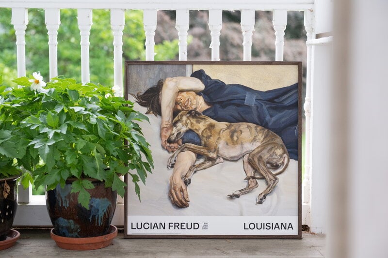 Louisiana Museum of Modern Art Lucian Freud - Double Portrait 1985-1986, 59,4 x 59,4 cm poster, view 2