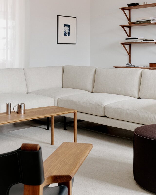 Fredericia Piloti Wood sohvapöytä, 120 x 39 x 41 cm, öljytty tammi, näkymä 4