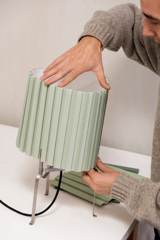 HAY Canelé table lamp, almond green, view 14