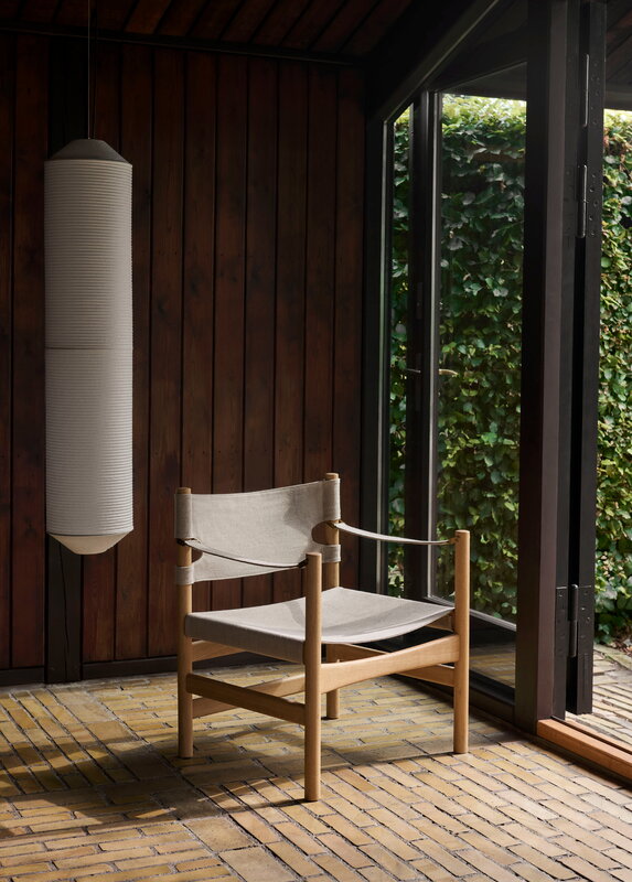 Fredericia Canvas 21 chair, light oiled oak - natural canvas, view 8