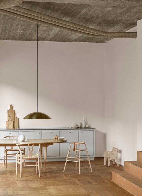 Carl Hansen & Søn BT1041 Calot pendant, polished brass | Finnish