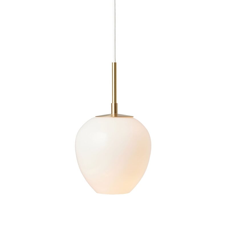 Carl Hansen & Søn MT221-D170 Tulip pendant, 17 cm, brass - opal white, decoration image