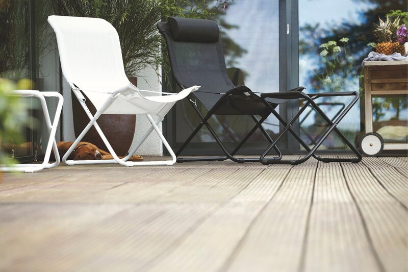 Fiam Chico Outdoor footstool, white, decoration image
