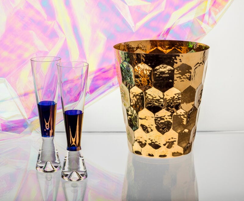 Tom Dixon Tank Champagnerglas, 2 Stk., schwarz, dekorationsbild