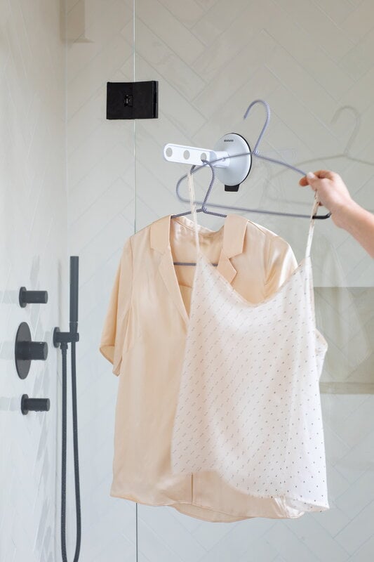 Brabantia Clothes hook with suction cup, light grey, decoration image