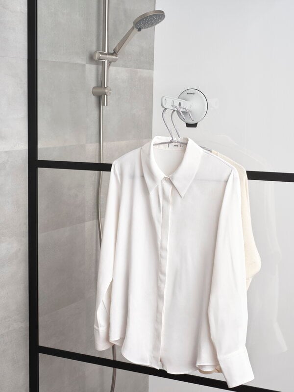 Brabantia Kleiderhaken Mit Saugnapf - Light Grey Für Fenster & Türen