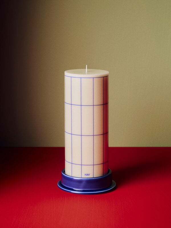 HAY Column candleholder, medium, royal blue, view 2