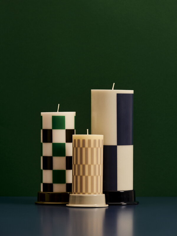 HAY Column candleholder, small, cream, decoration image
