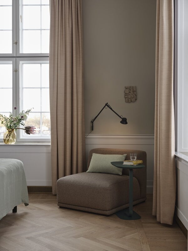 Muuto Relate side table, h. 60,5 cm, dark green, decoration image