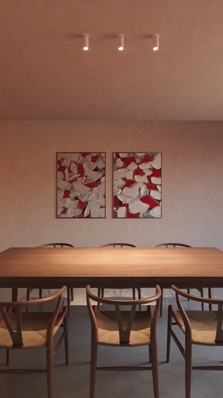 Tala Core ceiling lamp, recessed, white, decoration image