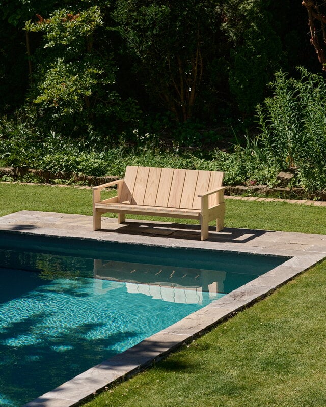HAY Crate lounge sofa, lacquered pine, view 4