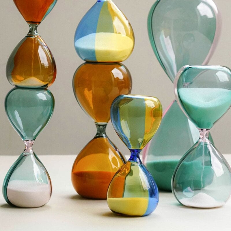 Hightide Hourglass Bicolour, M, grey - amber, view 4
