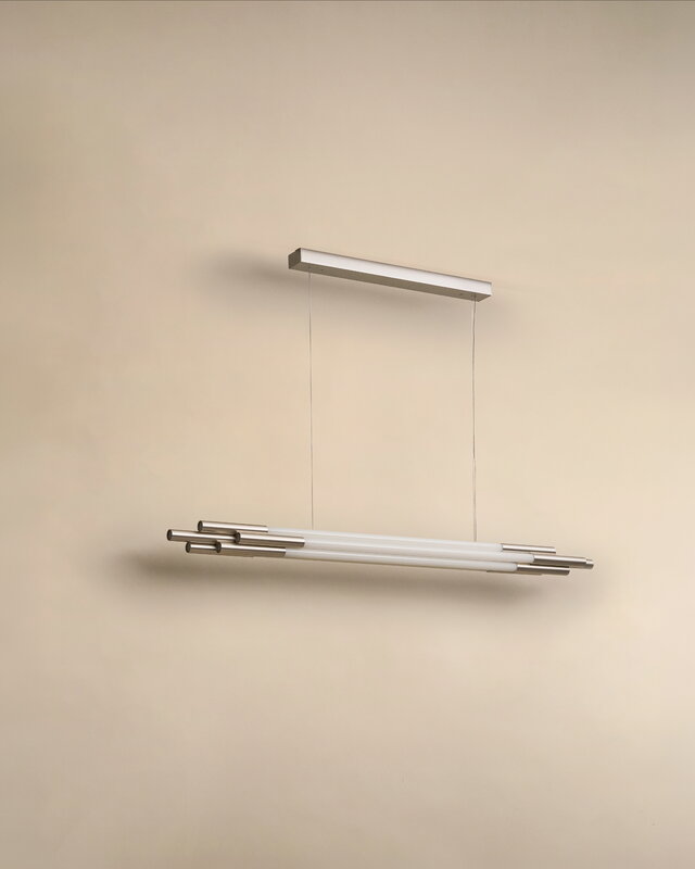 DCWéditions Org Horizontal 1300 pendant, nickel, view 8