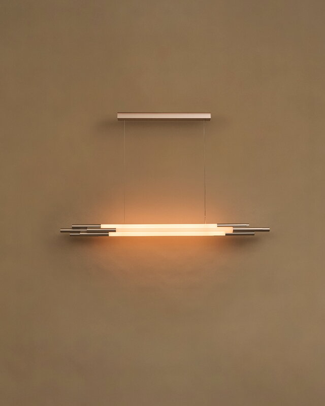 DCWéditions Org Horizontal 1300 pendant, nickel, view 4