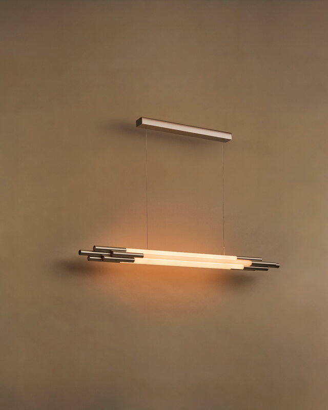 DCWéditions Org Horizontal 1300 pendant, nickel, view 9