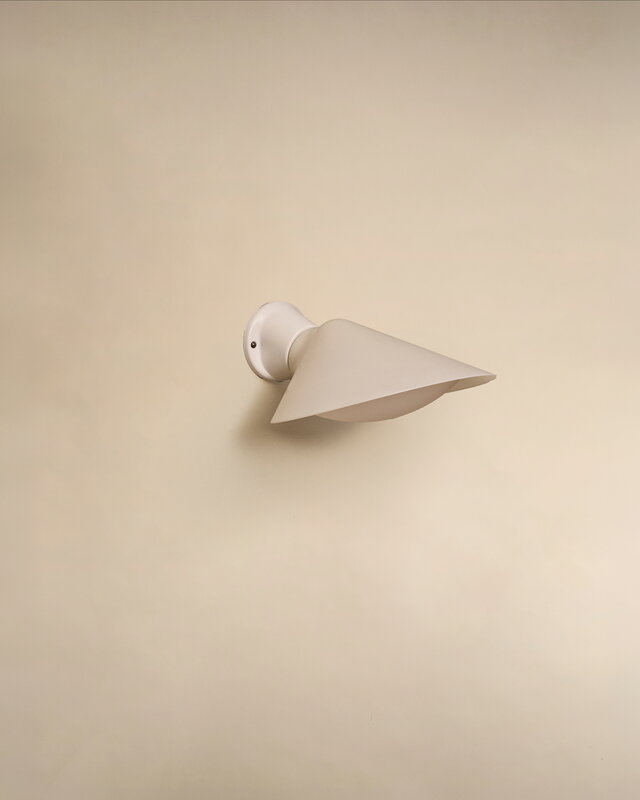 DCWéditions Plume bath wall lamp, matte white, view 5