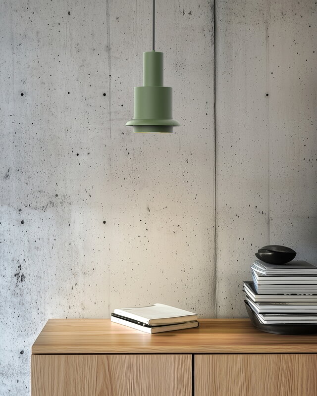 DCWéditions Suspension Chaumont, 19 cm, vert - anneau vert, image décorative