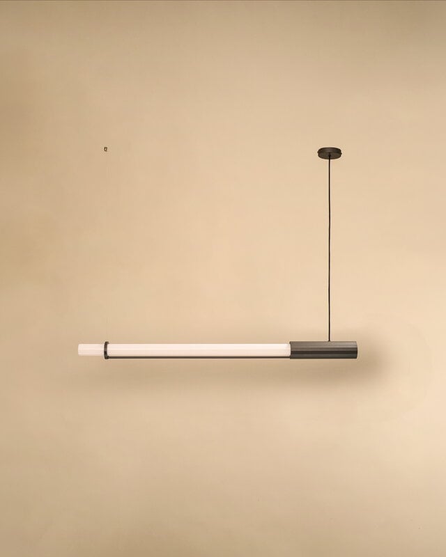 DCWéditions In Fine Horizontal lampada a sospensione 1050, grigio scuro, vista 5