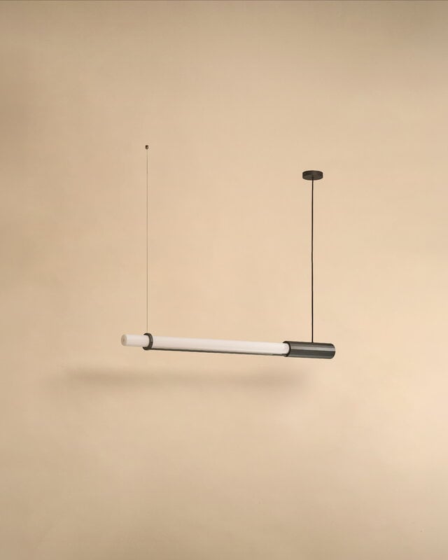 DCWéditions In Fine Horizontal lampada a sospensione 1050, grigio scuro, vista 9