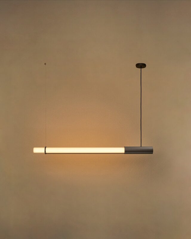 DCWéditions In Fine Horizontal lampada a sospensione 1050, grigio scuro, vista 7