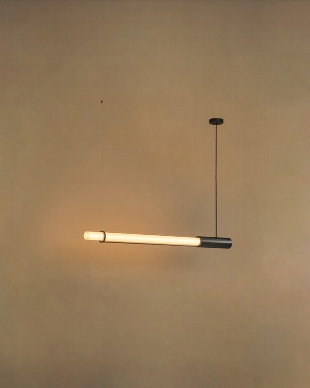 DCWéditions In Fine Horizontal lampada a sospensione 1050, grigio scuro, vista 11