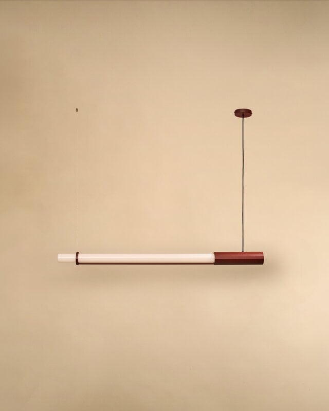 DCWéditions In Fine Horizontal riippuvalaisin 1050, punainen, näkymä 10