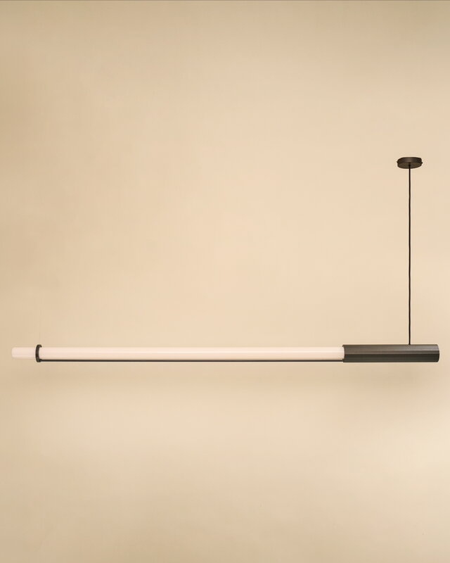 DCWéditions In Fine Horizontal lampada a sospensione 1600, grigio scuro, vista 5