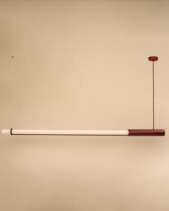 DCWéditions In Fine Horizontal riippuvalaisin 1600, punainen, näkymä 2